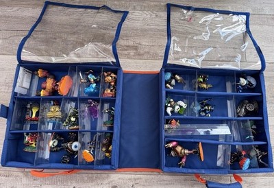 Skylanders Large Storage Carry Case with 24 Figures and Plate
