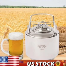 Stainless Steel 1.6 Gallon Mini Ball Lock Keg System For Small Batch Home Brew