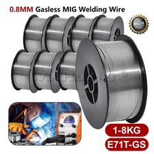 1-8KG 0.8mm E71T-GS MIG Wire Flux Cored Wire For Gasless Mig Welding Tool Wire
