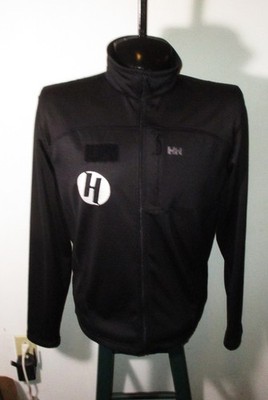 HELLY HANSEN Black Full Zip Warm-Up Jacket Men's Size M