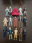 Vintage 1970’s-80’s Kenner Star Wars Action Figure Lot Of (15) Figures Luke +++