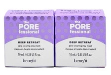 Benefit Deep Retreat Pore Clearing Clay Mask the pore fessional porefessional x2