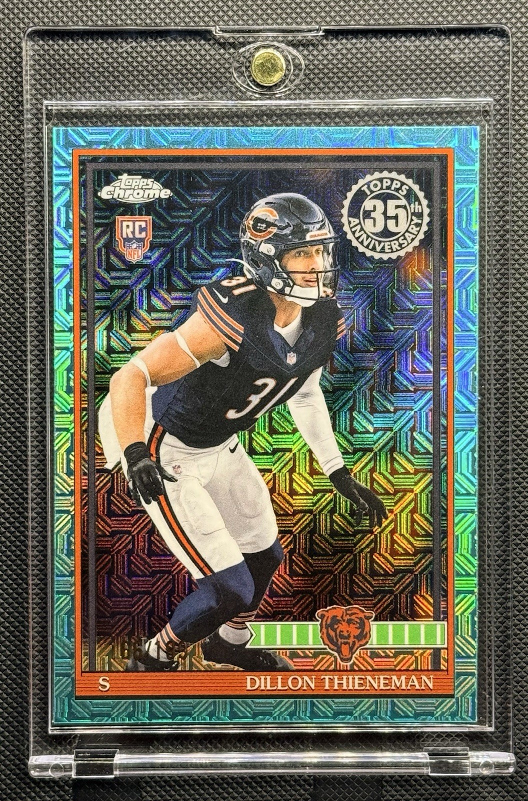 2026 Topps Dillon Thieneman 1991 Chrome Rookie Aqua Mojo Refractor /199 (RC)