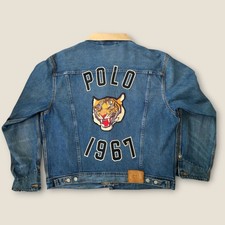 Polo Ralph Lauren Denim Trucker Tiger 1967 Jacket