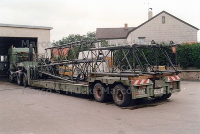 LKW Foto Plattformanhänger Deutschland grün SENNEBOGEN #p8qt