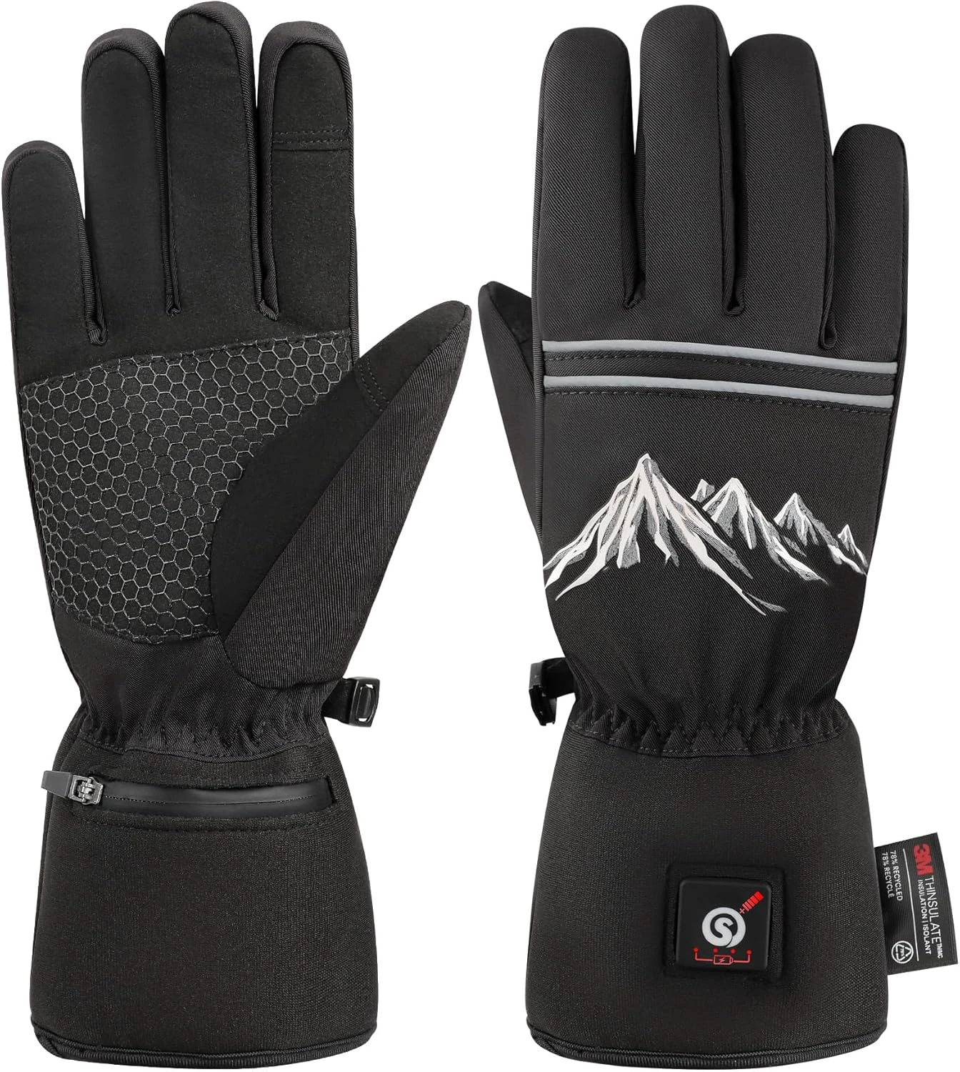 Rechargeable Heated Gloves for Men & Women - Waterproof & Long Lasting Warmth
Opens in a new window