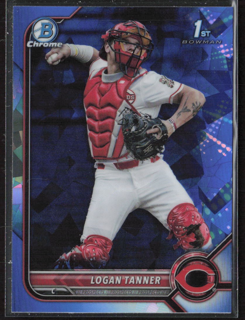 2022 Bowman Draft Sapphire Edition #BDC-55 Logan Tanner