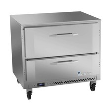 Victory VURD36HC-2 36" 1-Section Undercounter Refrigerator w/ 2 Drawers, 8.5 ...