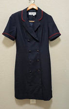 Vintage United Airlines Stewardess Dress Uniform Brookhurst Size 4 Regular