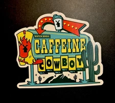 Dutch Bros Caffeine Cowboy August 2025 Sticker