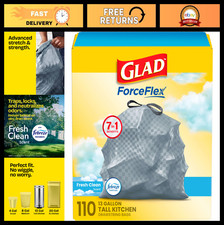 13 Gallon Tall Kitchen Drawstring Trash Bags ...