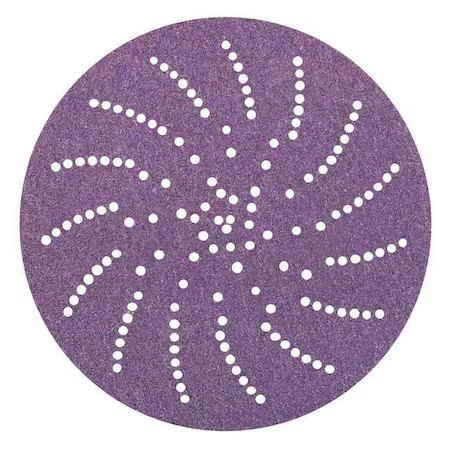 3M Cubitron 7100045070 Hook-And-Loop Sanding Disc, 5" Dia, Multi-Hole,