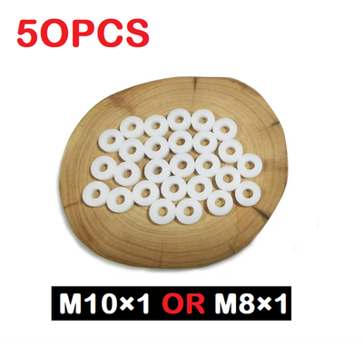 #ad 50pcs Pneumatics M10 M8 PTFE O Ring Gasket Air Seal Sealing Washer High Pressure $12.00