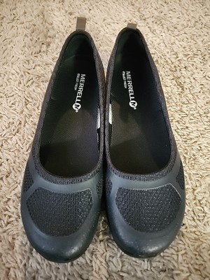 Merrell Women s Size 5 Black Ceylon Ballet Slip On Performance Select Grip Shoes