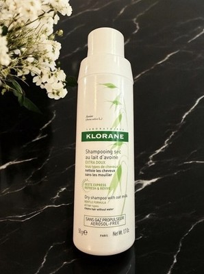 KLORANE Dry Shampoo with Oat Milk GENTLE FORMULA 1.7 oz / 50 g NWOB