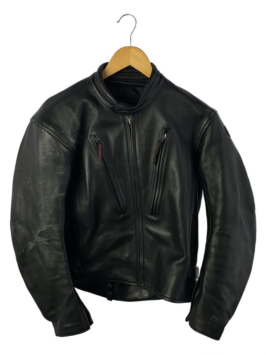 Kushitani Single Riders Jacket/L/Leather/Blk 3480