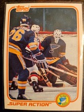 1981-82 Topps Mike Liut Super Action #128