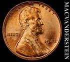 1942 Lincoln Wheat Cent - Choice Gem Brilliant Uncirculated  No Reserve #L4992