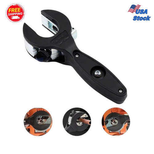 2-in-1 Ratcheting Tubing Cutter for Copper, PVC & Soft Metal Pipes