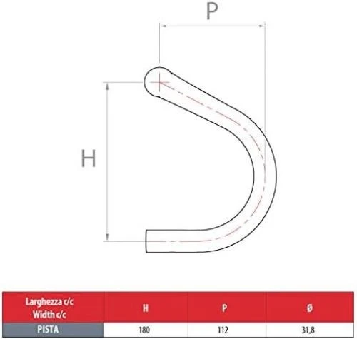 Barra de aluminio Cinelli Pista Foto 2 de 2