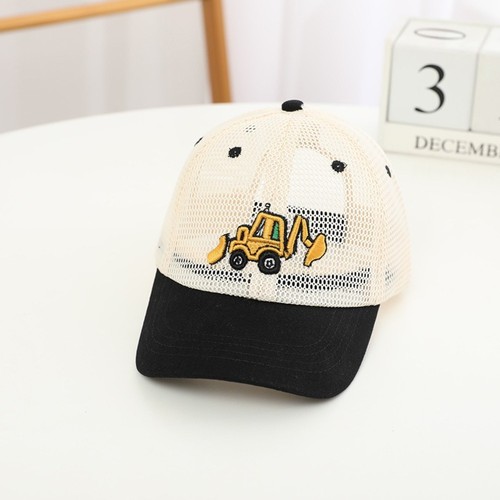 Cartoon-Auto-Muster Baby Mesh Baseball kappe Kinder Duckbill-Kappen Unisex - Picture 7 of 13