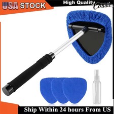 5pcs Windshield Cleaning Tool Kit Car Window Glass Wiper Cleaner Brush Reusable