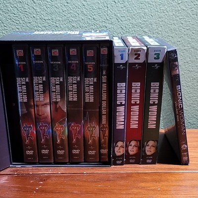 Time Life Universal Studios Six Million Dollar Man & Bionic Woman DVD Box Set
