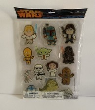 Star Wars - Epoxy Stickers - Stickers - 2 Sheets - Hallmark - 2014 - Sealed- New