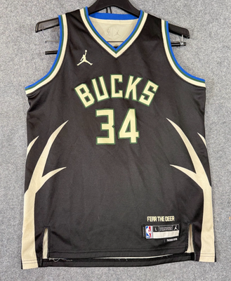 Milwaukee Bucks Jordan Giannis Antetokounmpo #34 Basketball Jersey