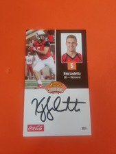 2018 Kyle Lauletta Signed Senior Bowl Rookie Card....Richmand. rookie card picture