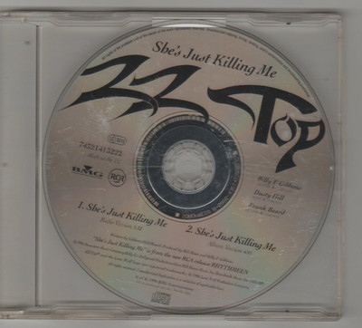 ZZ Top- She's Just Killing Me UK promo cd single