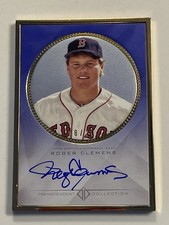 2016 Topps Transcendent Roger Clemens Signed Purple #/10 Red Sox Auto