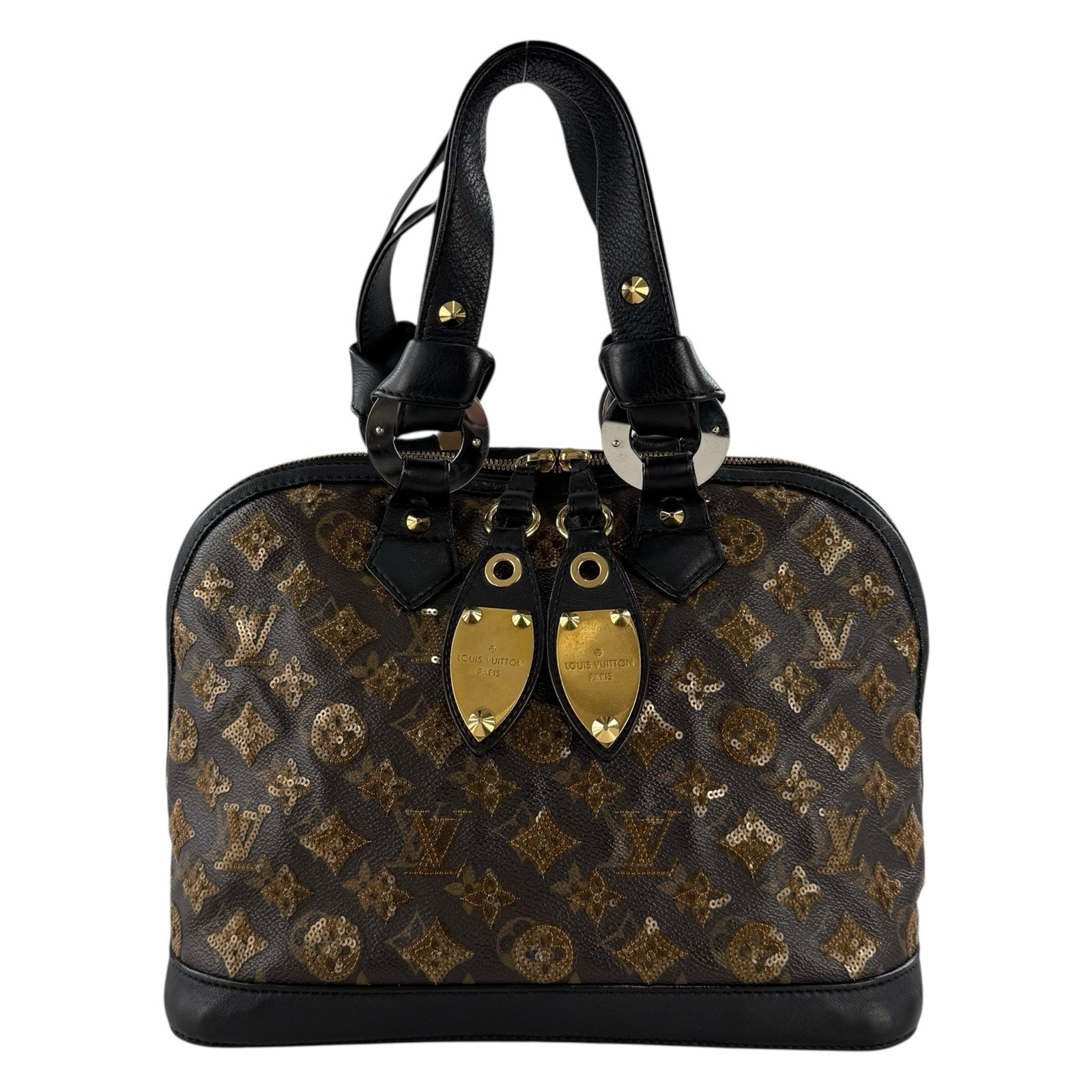 Louis Vuitton Amber Monogram Eclipse Sequins Alma… - image 1