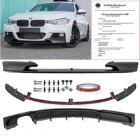 SET Frontspoiler + Heckdiffusor 328-330 Sport-Performance Passt FüR BMW F30 F31