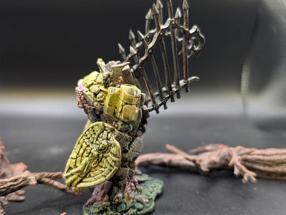 Gran lápida bien pintada Golem/Cemetery Spirit dnd miniatura de fantasía Foto 3 de 4