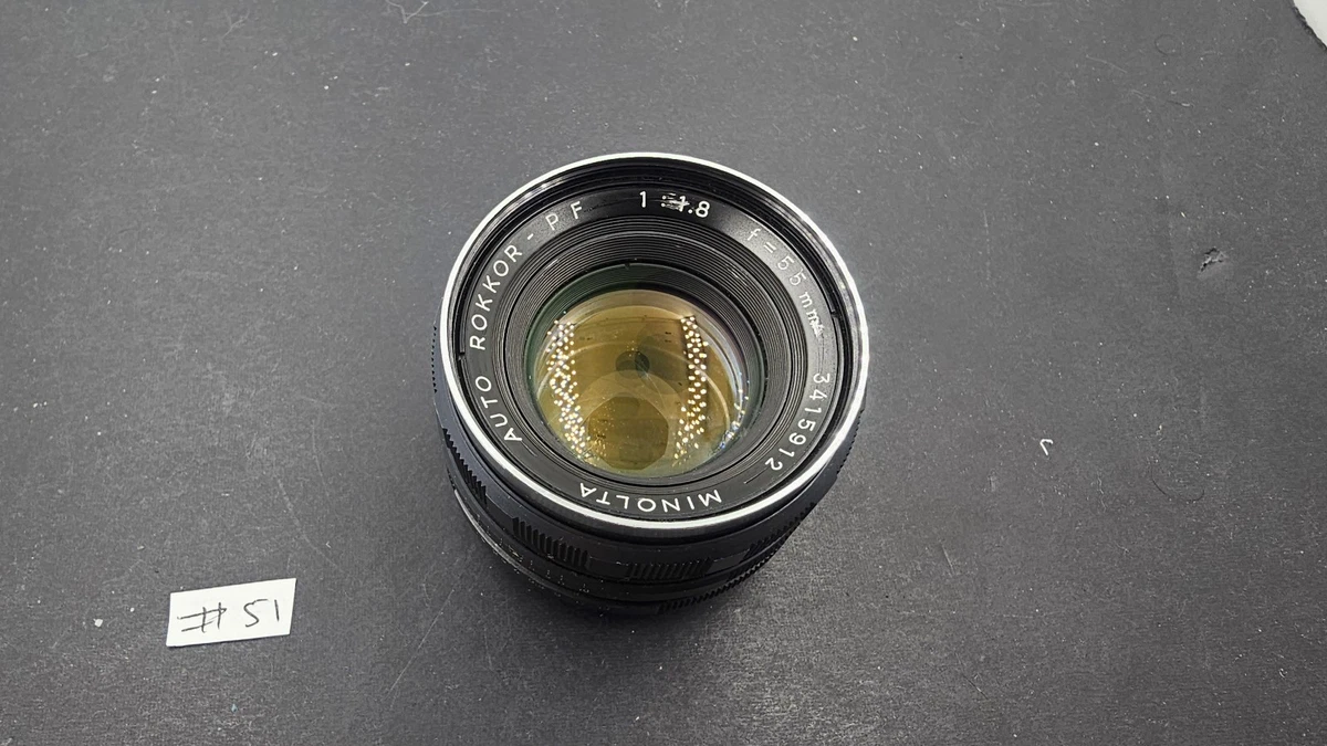 Minolta Rokkor PF 55mm Focal Camera Lenses for sale | eBay