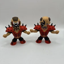 Micro Brawlers Pro Wrestling Crate  EUC HTF Japan Figure Toy LOD Road Warriors