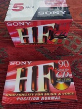 SONY Musikkassetten 90 Minuten leer, Original...