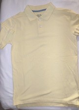 CHEROKEE Boys Size L Yellow Polo Style Shirt 100 cotton