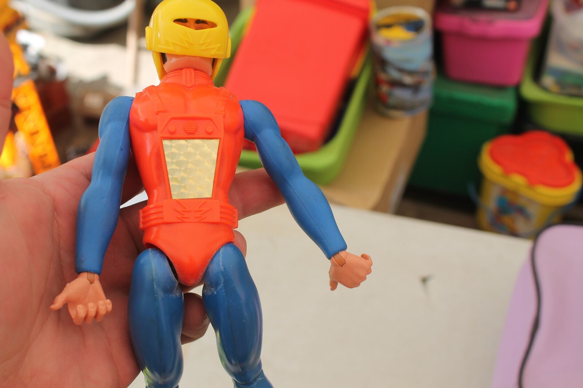 Laser Mattel Big Jim Captain, fonction lumière qui fonctionne rare