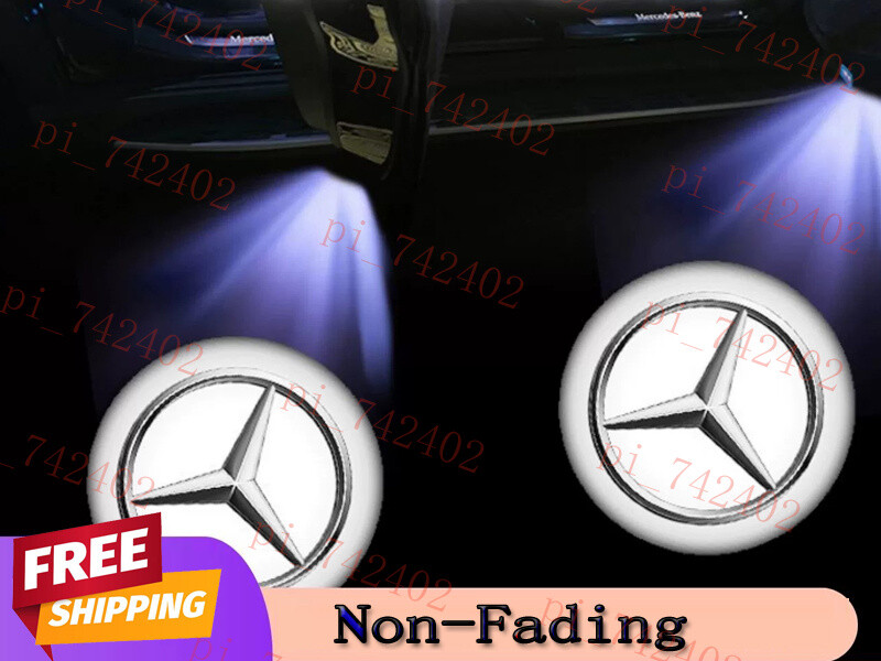 2pcs HD Door Ghost Shadow Projector Lights For BM A/B/C/CLA/E/GLC/GLE/GLS