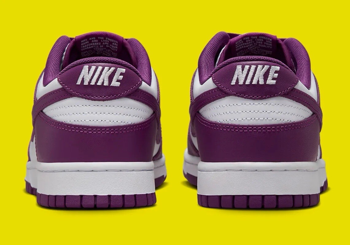 Nike Dunk Low White Viotech Purple White Sneakers DV0833-107 Mens