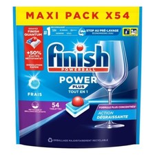 Finish Tablettes Lave-vaisselle Power Plus - 54 doses