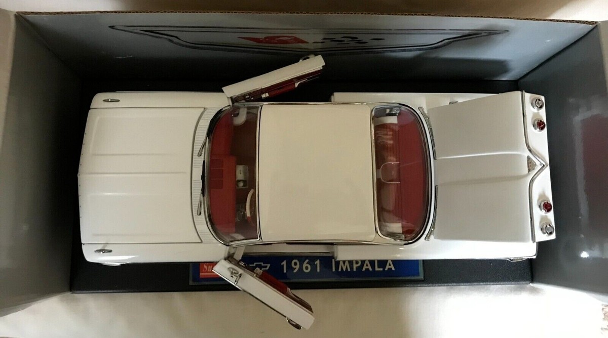 1/18 1961 Chevrolet Impala White SS 409 by Sun Star | eBay