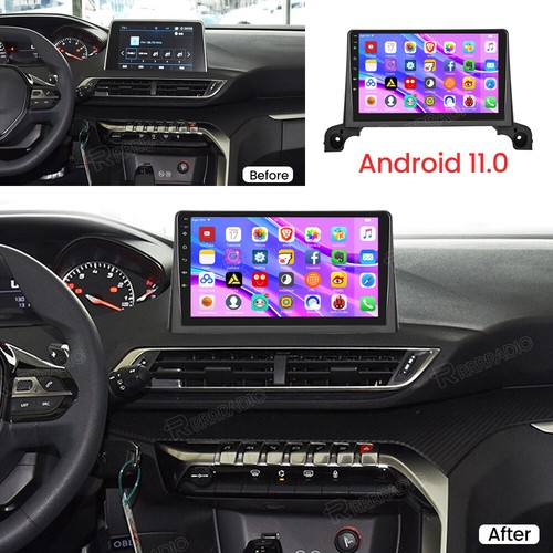 EROFEL Tapis Antidérapant Tableau Bord Pour Peugeot 3008 4008 5008 GT 2016 2017 2018 Affichage Voiture Tableau Bord Anti-dérapant Tapis Compteur Couverture En Caoutchouc Intérieur TYYLDZ