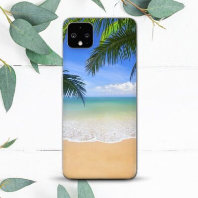 Beach Water Ocean Palm Leaves Case For Google Pixel 2 3 3a 4 4a 5 6 7 8 XL