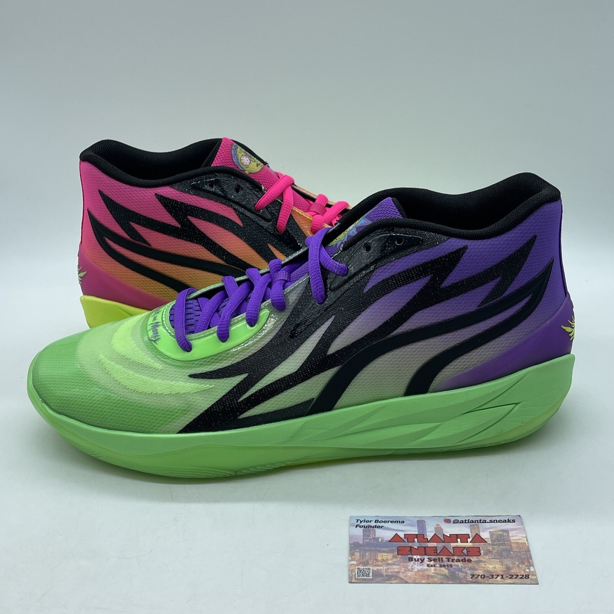 Size 12 - PUMA Rick and Morty x MB.02 Adventures Green