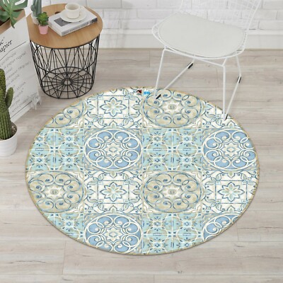 3D Round Pattern ZHUA2789 Game Non Slip Rug Mat Photo Carpet Zoe