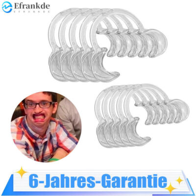 10x C-Form Dental Wangenhalter Dental Mundöffner Lippenhalter für Zahnaufhellung