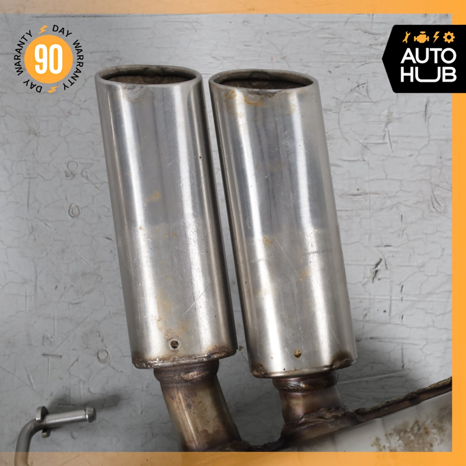 02-07 Maserati M138 Coupe 4200 Exhaust Muffler Quad Tips Left and Right OEM 67k